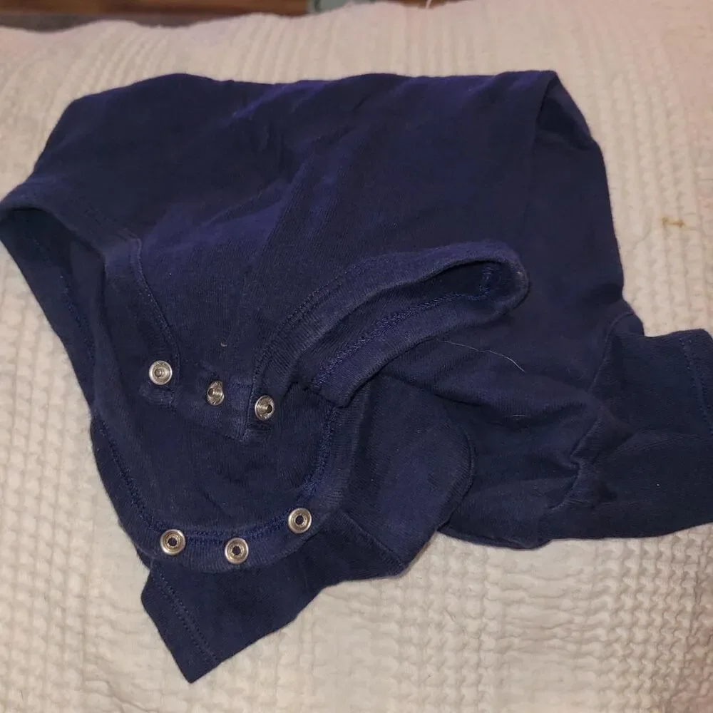 Carter-s Navy and Blue Sleepsuits-babygrows